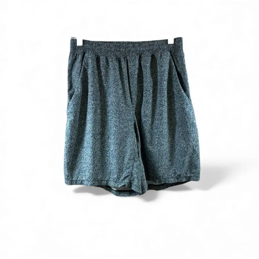 Lululemon Printed Shorts with Pockets in Blue Size M